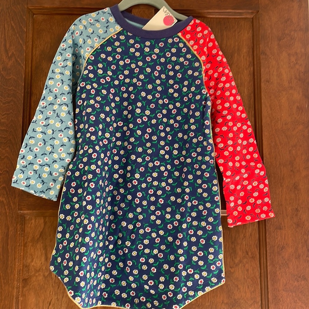 Mini Boden sweatshirt dress- size 4-5